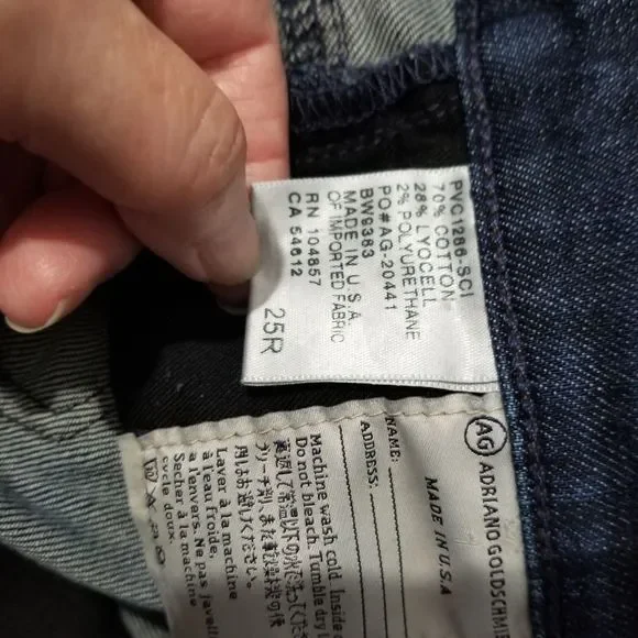 Ag Adriano Goldschmied | The Stevie Dark Wash Jean - Picture 6 of 6